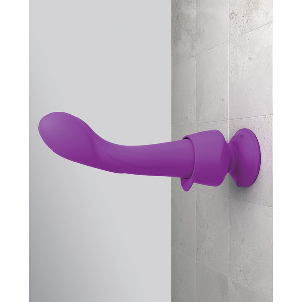 Threesome Wall Banger G Silicone Vibrator - Purple