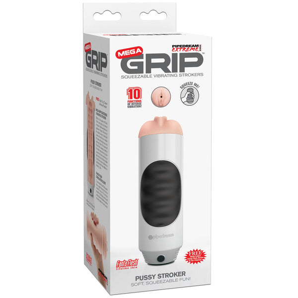 Extreme Toyz Mega Grip Vibrating Pussy Stroker