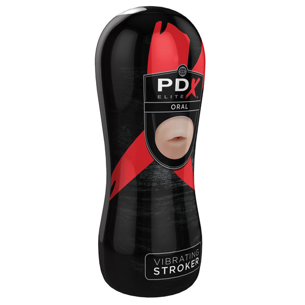 Pdx Elite Vibrating Stroker Oral