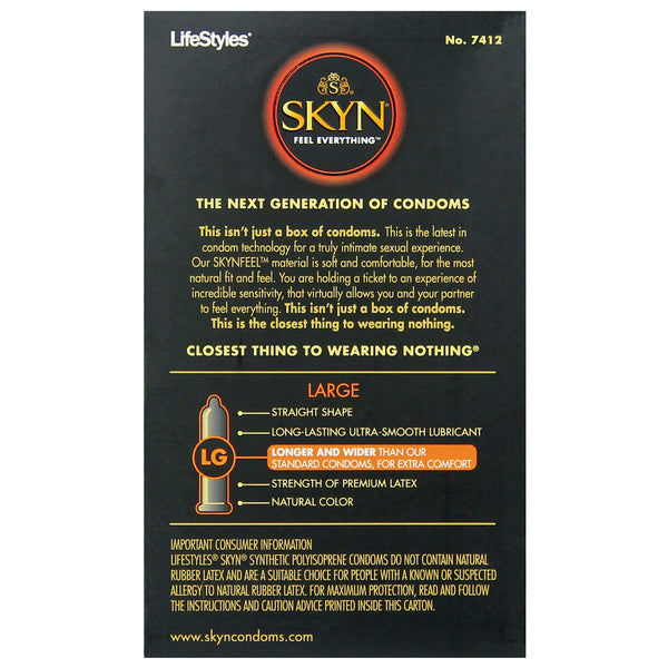 Lifestyles SKYN Large Non-Latex - Box of 12