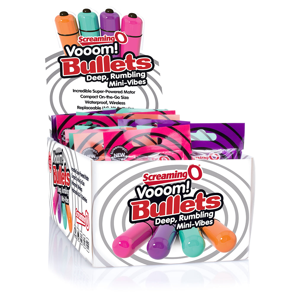 Vooom Bullets - 20 Count Pop Box Display - Assorted Colors