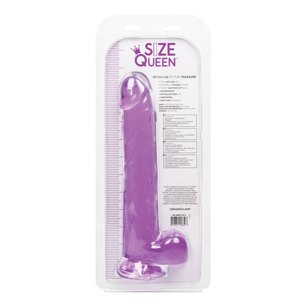 Size Queen 10 Inch- Purple