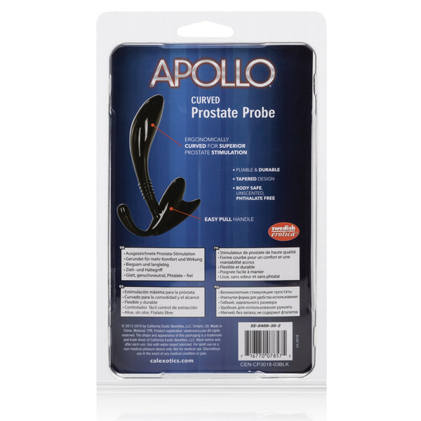 Apollo Curved Prostate Probe - Black