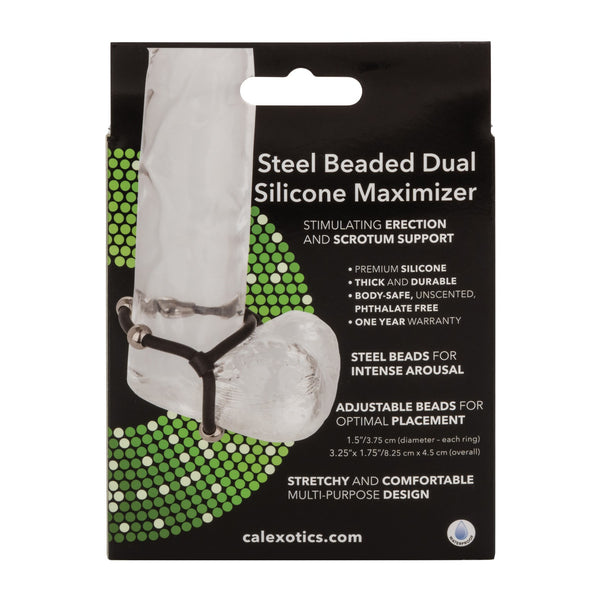 Steel Beaded Dual Silicone Maximizer