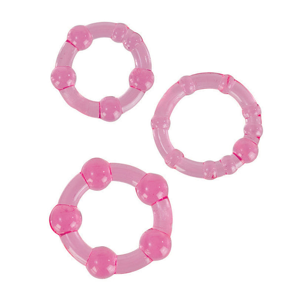 Island Rings - Pink - (PACK OF 2)