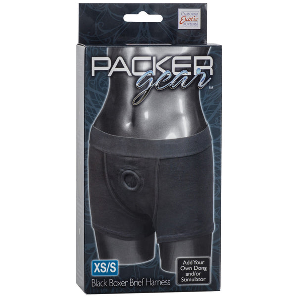 Packer Gear Boxer Brief Harness - Extra Small/small - Black