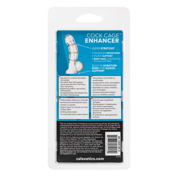 Cock Cage Enhancer - Clear