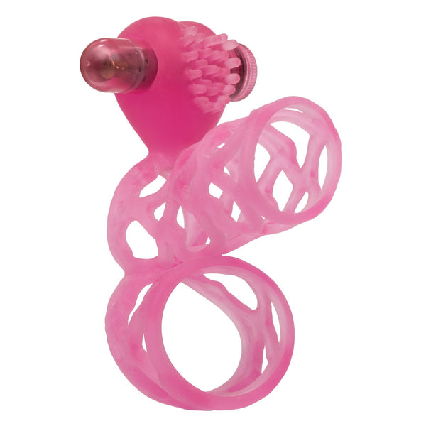 Lovers Cage Stretchy Cock Cage Comfortable Scrotum Cage - Pink