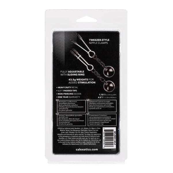 Nipple Grips Weighted Tweezer Nipple Clamps