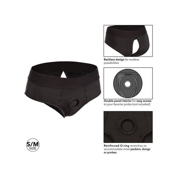 Boundless Backless Brief - S/m - Black