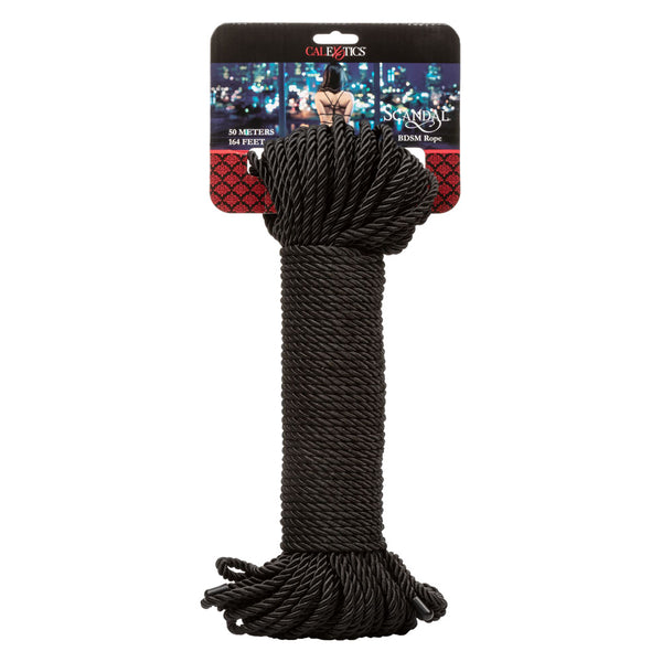 Scandal BDSM Rope 164 Ft/ 50m - Black