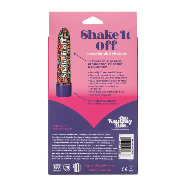 Naughty Bits Shake It Off Powerful Mini Vibrator