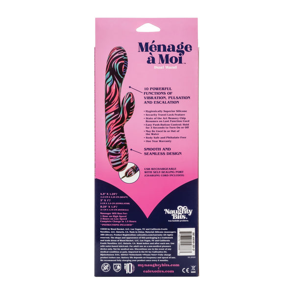 Naughty Bits Menage a Moi Dual Wand