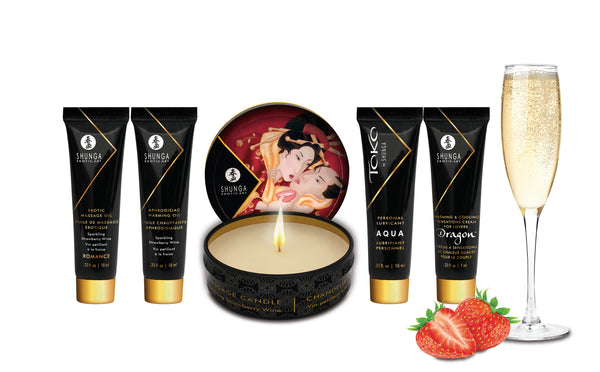 Geisha's Secrets Gift Set - Sparkling Strawberry  Wine