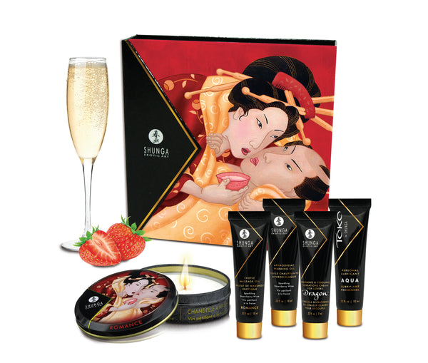 Geisha's Secrets Gift Set - Sparkling Strawberry  Wine