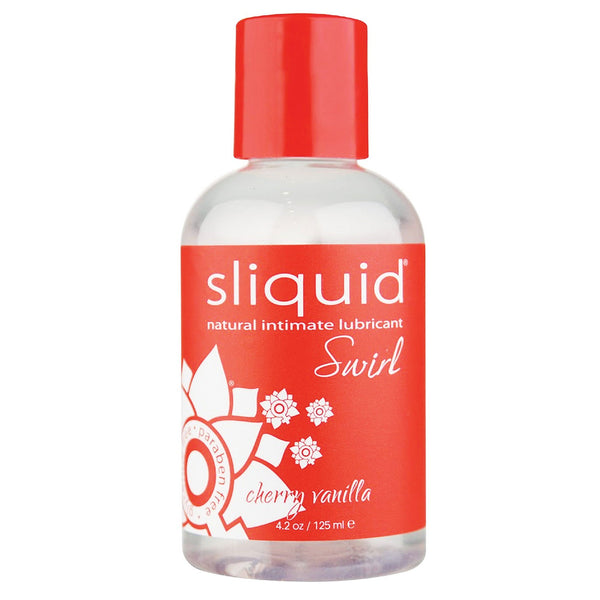 Sliquid Naturals Swirl Lubricant - 4.2 oz  Cherry Vanilla