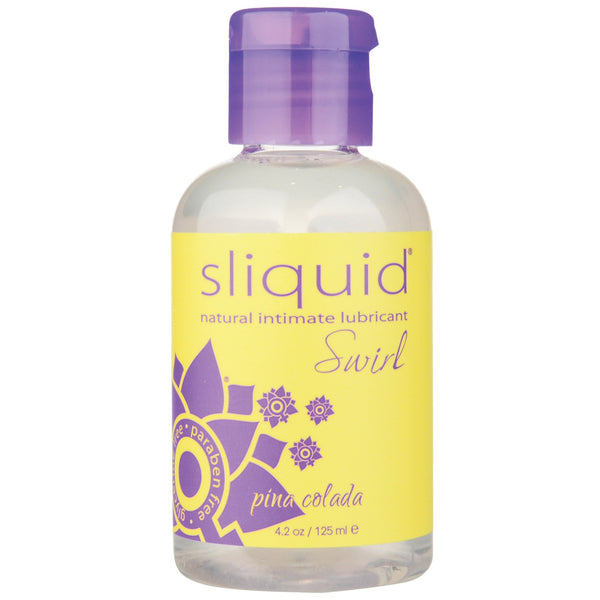 Sliquid Naturals Swirl Lubricant - 4.2 oz  Pina Colada