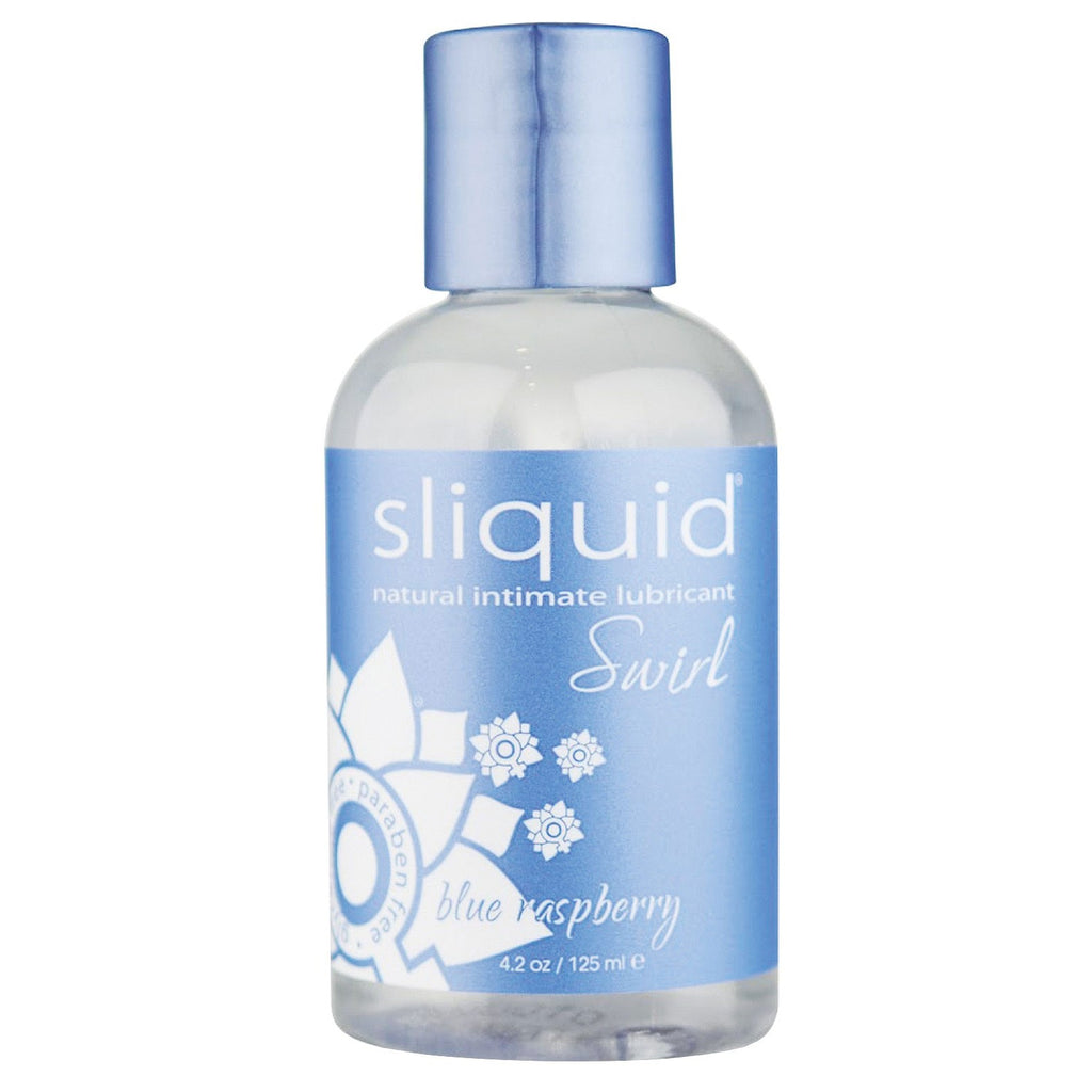 Sliquid Naturals Swirl Lubricant - 4.2 oz  Blue Raspberry