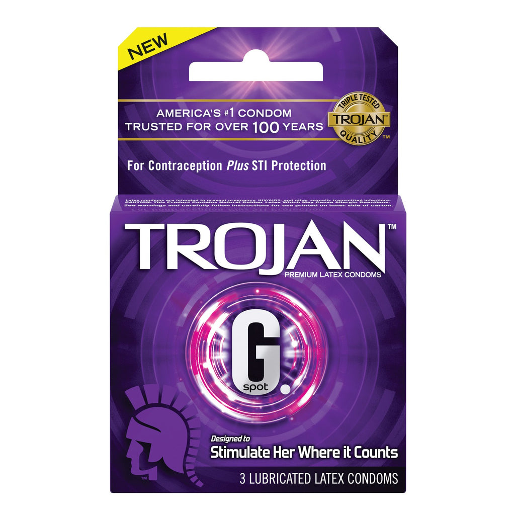 Trojan G Spot Stimulate Her Where It Counts - Box of 3
