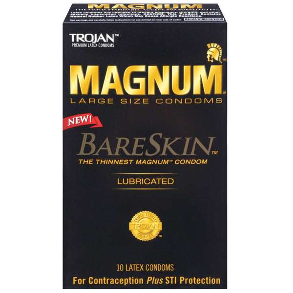 Trojan Magnum Bareskin Condoms - Box of 10