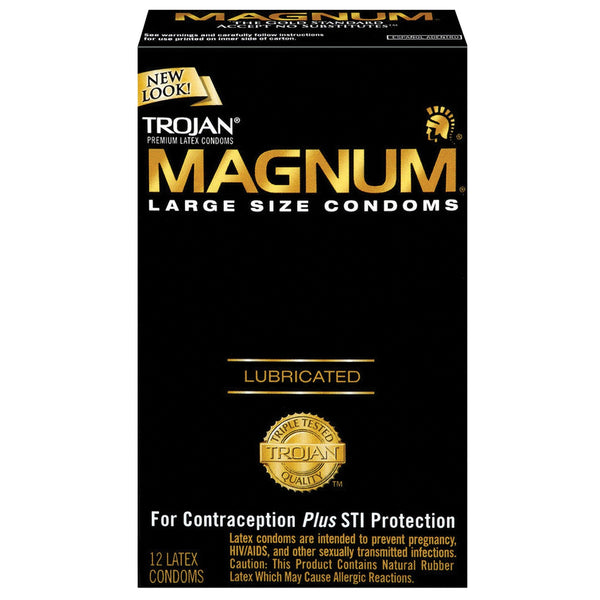 Trojan Magnum Condoms - Box of 12