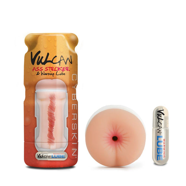 Cyberskin Vulcan Ass Stroker W/Warming Lube