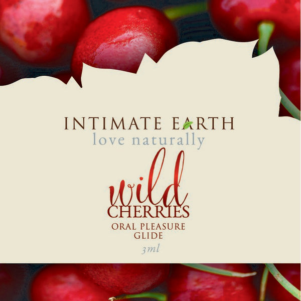 Intimate Earth Lubricant Wild Cherries - Foil
