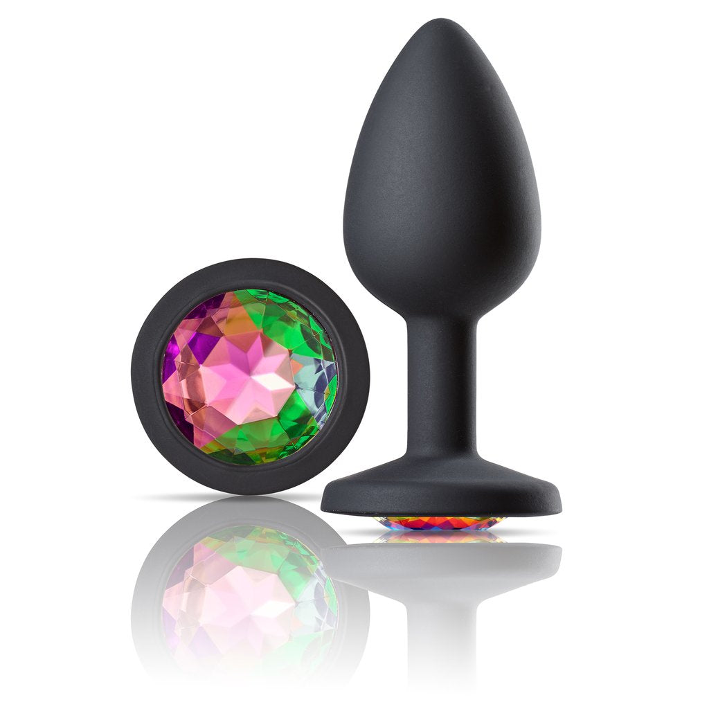 Cloud 9 Novelties Gems Jeweled Silicone Anal Plug - Small My Sensual Secrets Cloud 9 Novelties Gems Jeweled Silicone Anal Plug - Small My Sensual Secrets